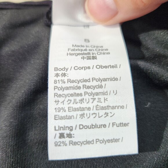 J. Crew Black Ribbed High Rise Swim Bottom Style BE808 New With Tags Women's S - Picture 10 of 16